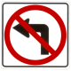 No left turn
