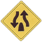 Divided highway ends ahead
